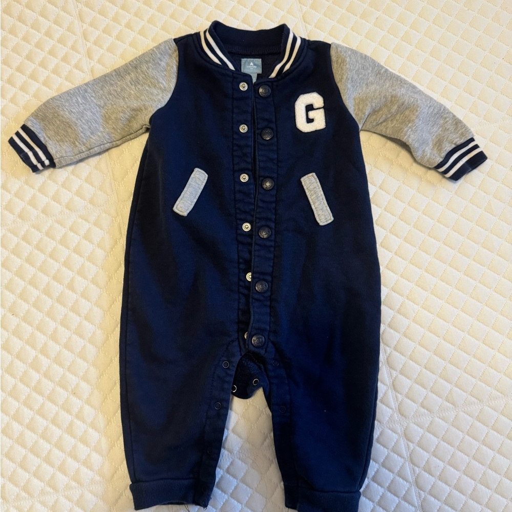 3 for 10$. Bundle 3items for 10$. Closet clearance 
GAP Blue and Gray Varsity